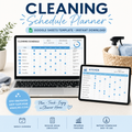 Cleaning Schedule Planner — Google Sheets template cover