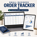 Small Business Order Tracker — Google Sheets template cover