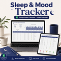 Sleep & Mood Tracker — Google Sheets template cover