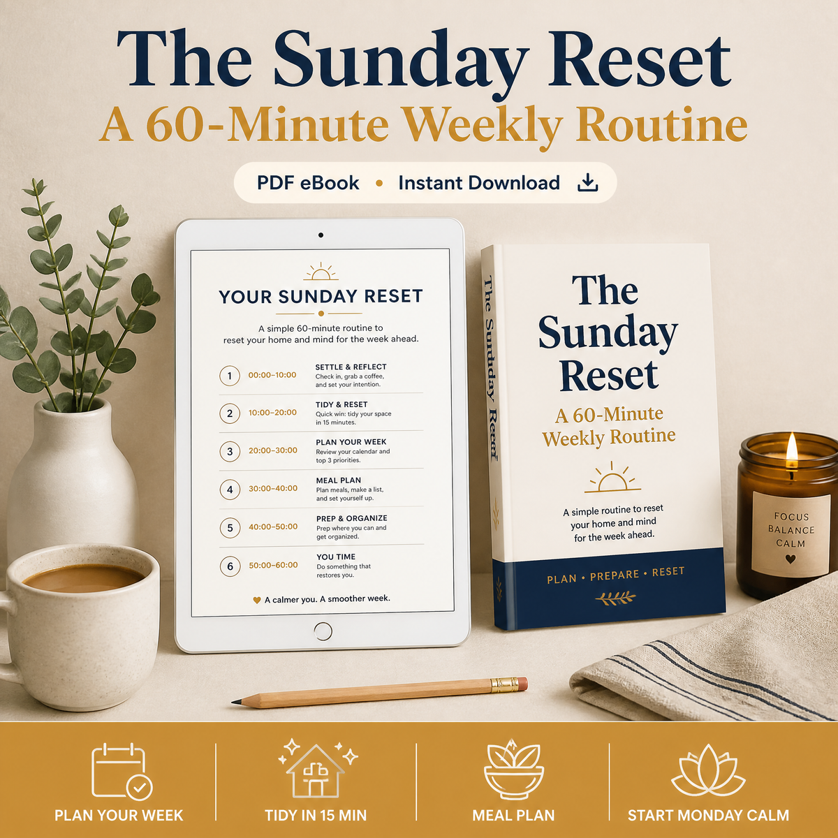 The Sunday Reset eBook cover