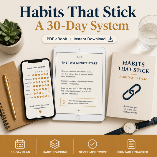 Habits That Stick eBook cover