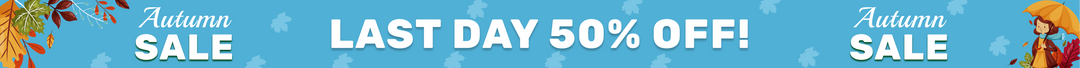 Autumn Sale - Last Day 50% Off